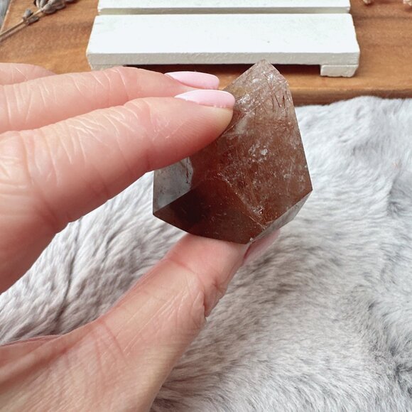 Gorgeous Small Rutilated Quartz Free Form | Rutilated Quartz Gusher - Picture 3 of 11